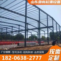 H型钢结构厂房 Q235电厂行车体育场馆高层建筑一手钢结构厂房